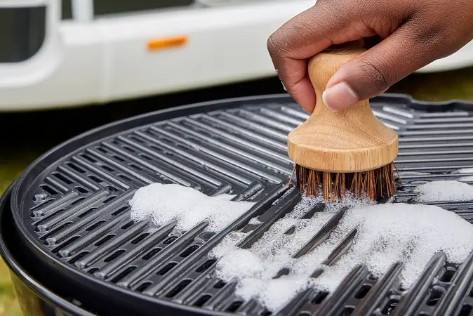 Schoonmaak BBQ