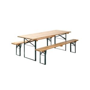 Biertafel met 2 banken huren