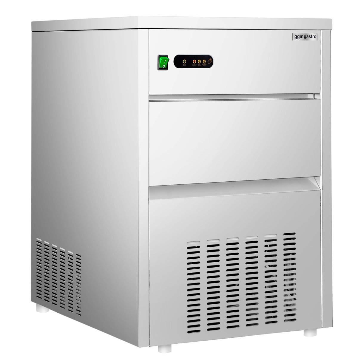 IJsblokjesmachine huren – RVS ijsblokjesmachine 80 kg per dag